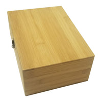 Bamboo Gift Box Locking Storage Bamboo Box combo for spice tea