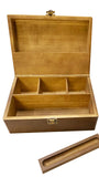 Bamboo Gift Box Locking Storage Bamboo Box combo for spice tea